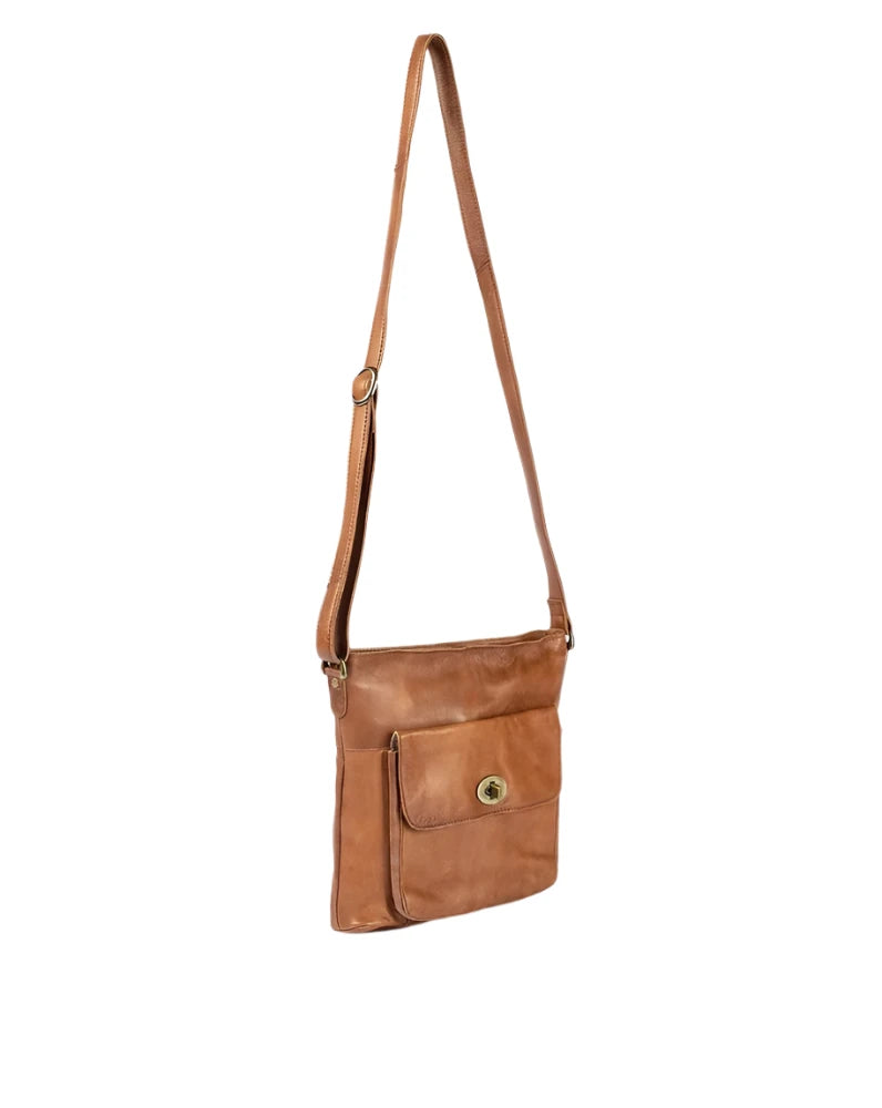 Re:Designed by Dixie Kay Urban skulderveske i skinn Walnut-Damevesker-BagBrokers