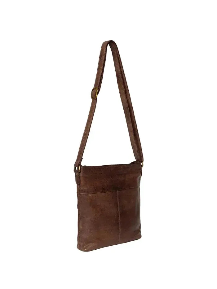 Re:Designed by Dixie Kay Urban skulderveske i skinn Woodsmoke-Damevesker-BagBrokers