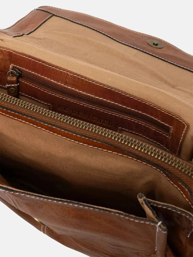 Re:Designed by Dixie Liri Big skinnveske Walnut-Damevesker-BagBrokers