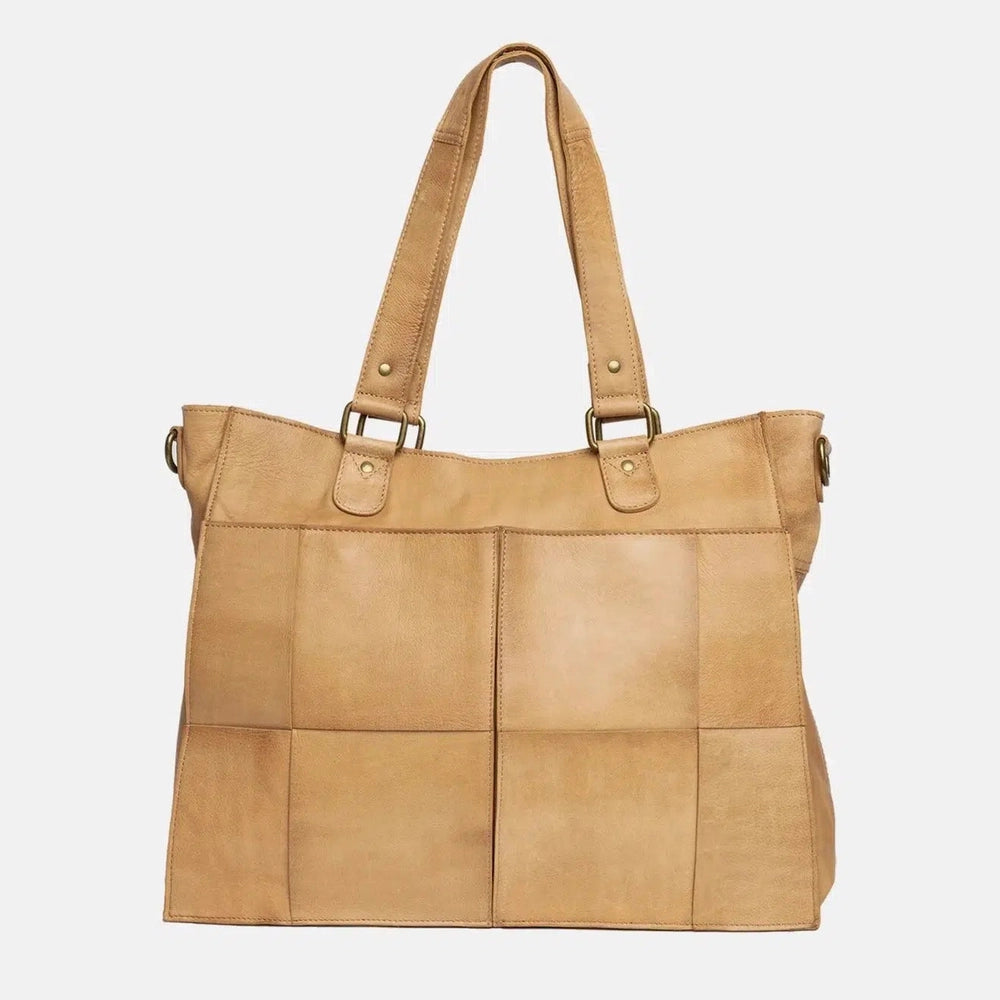 Re:Designed by Dixie Liva Urban skulderveske i skinn Desert Sand-Damevesker-BagBrokers