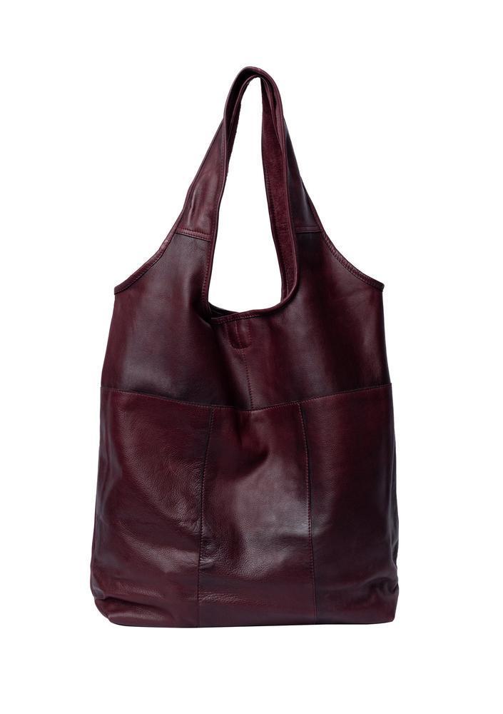 Re:Designed by Dixie Lyra Urban skulderveske i skinn Dark Cherry-Damevesker-BagBrokers