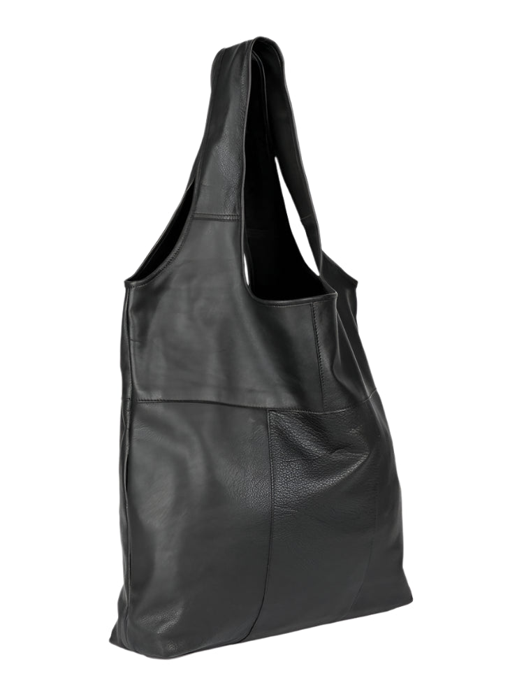 Re:Designed by Dixie Lyra Urban skulderveske i skinn Svart-Damevesker-BagBrokers