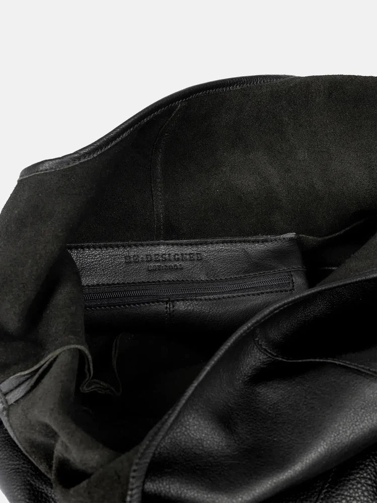 Re:Designed by Dixie Lyra Urban skulderveske i skinn Svart-Damevesker-BagBrokers