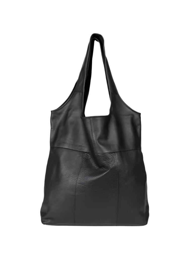 Re:Designed by Dixie Lyra Urban skulderveske i skinn Svart-Damevesker-BagBrokers
