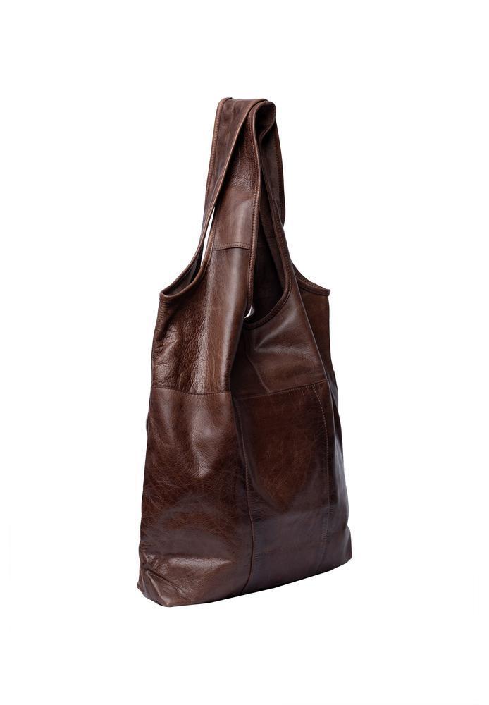 Re:Designed by Dixie Lyra Urban skulderveske i skinn Woodsmoke-Damevesker-BagBrokers