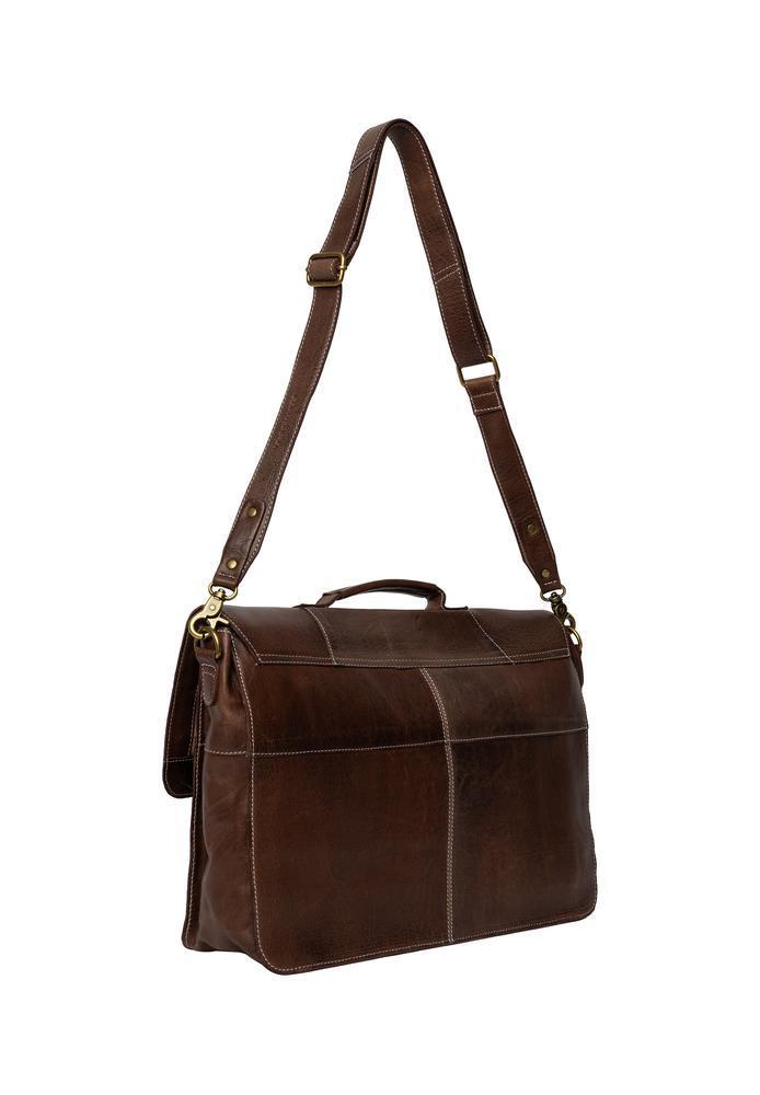 Re:Designed by Dixie Melia Big veske med bærehåndtak i skinn Woodsmoke-Damevesker-BagBrokers