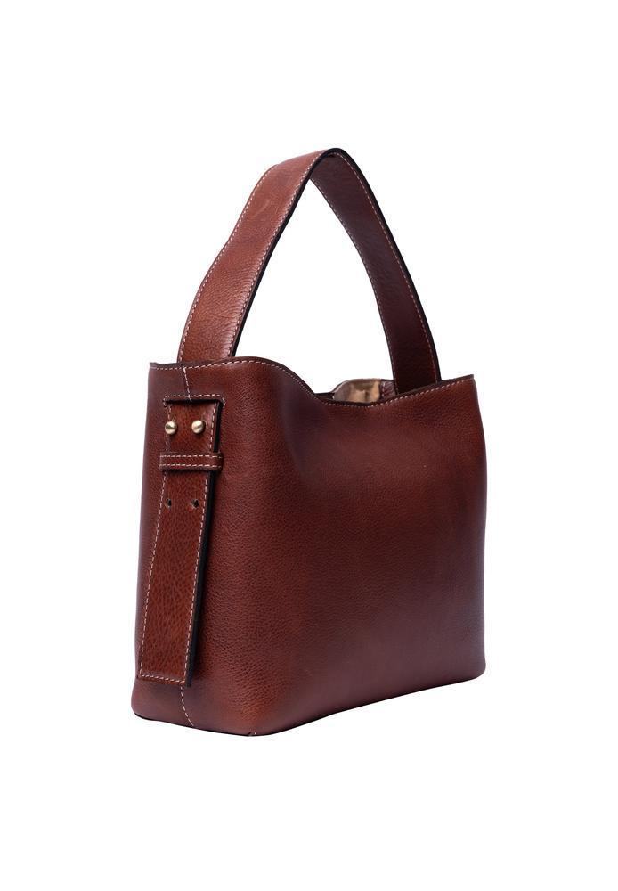 Re:Designed by Dixie Naya Small skulderveske i skinn Cognac-Damevesker-BagBrokers