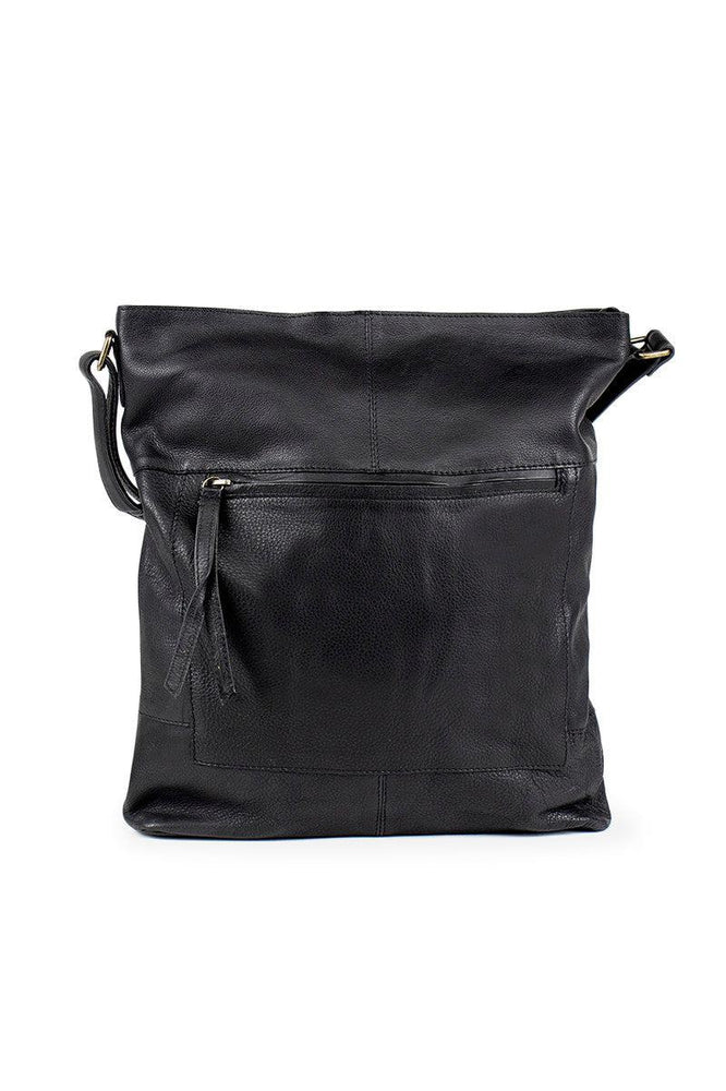 Re:Designed by Dixie Storslet skulderveske i skinn Svart-Damevesker-BagBrokers