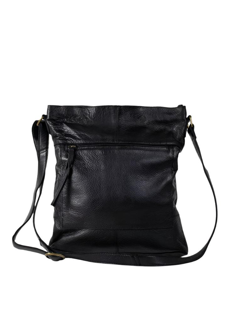Re:Designed by Dixie Storslet skulderveske i skinn Svart-Damevesker-BagBrokers