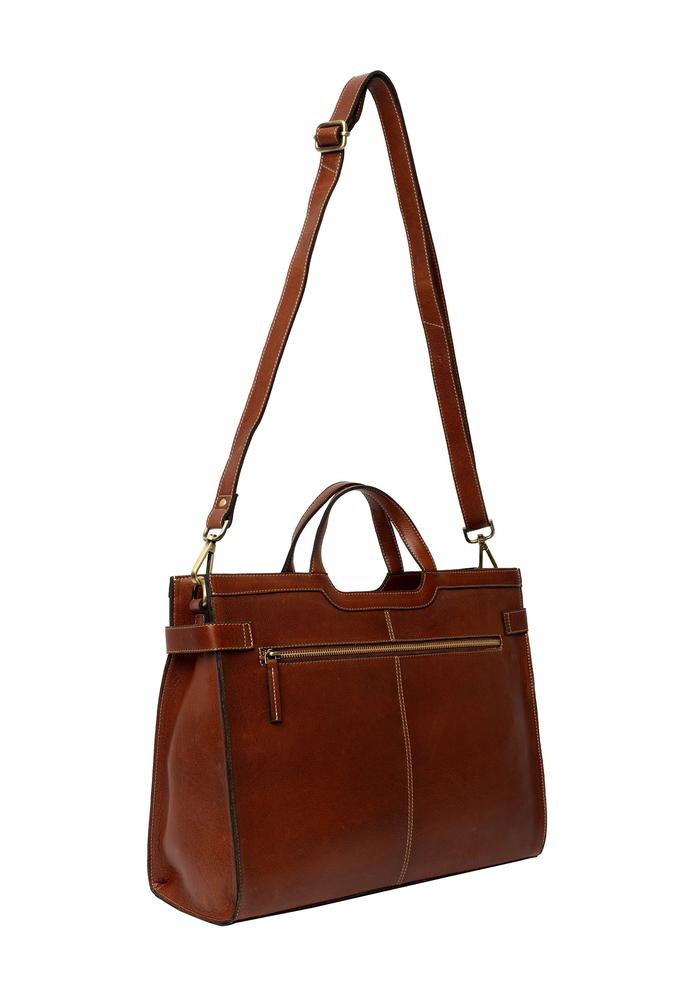 Re:Designed by Dixiey May Big veske i skinn Cognac-Damevesker-BagBrokers