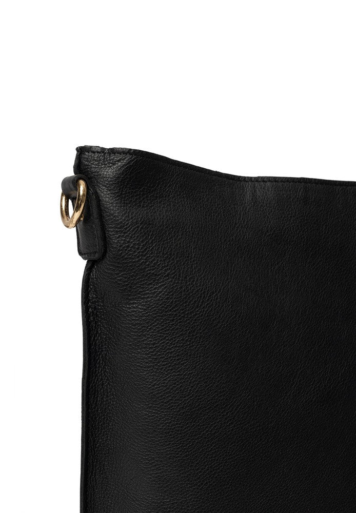 Re:Designed by dixie Fillis Big skulderveske i skinn Black-Damevesker-BagBrokers