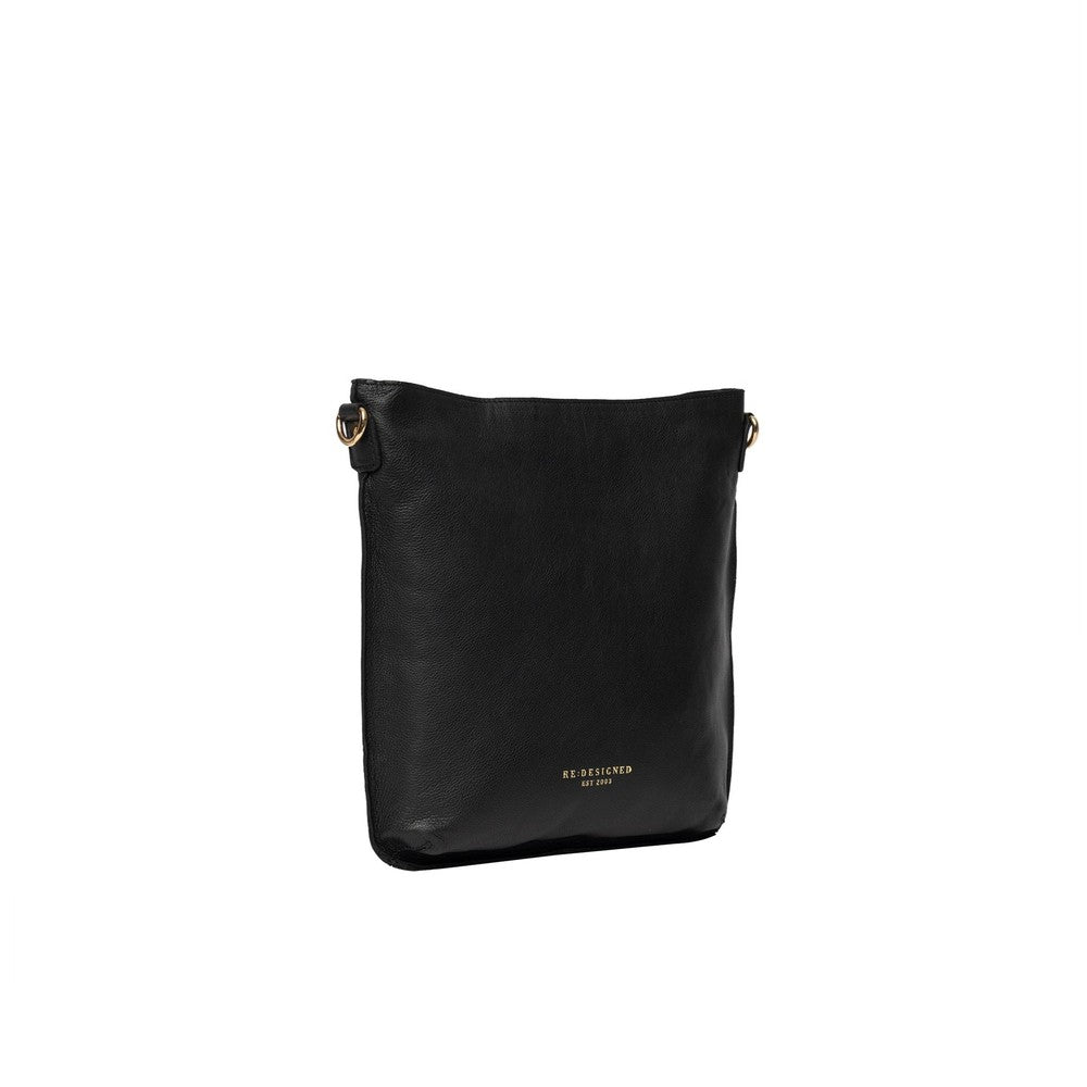 Re:Designed by dixie Fillis Big skulderveske i skinn Black-Damevesker-BagBrokers