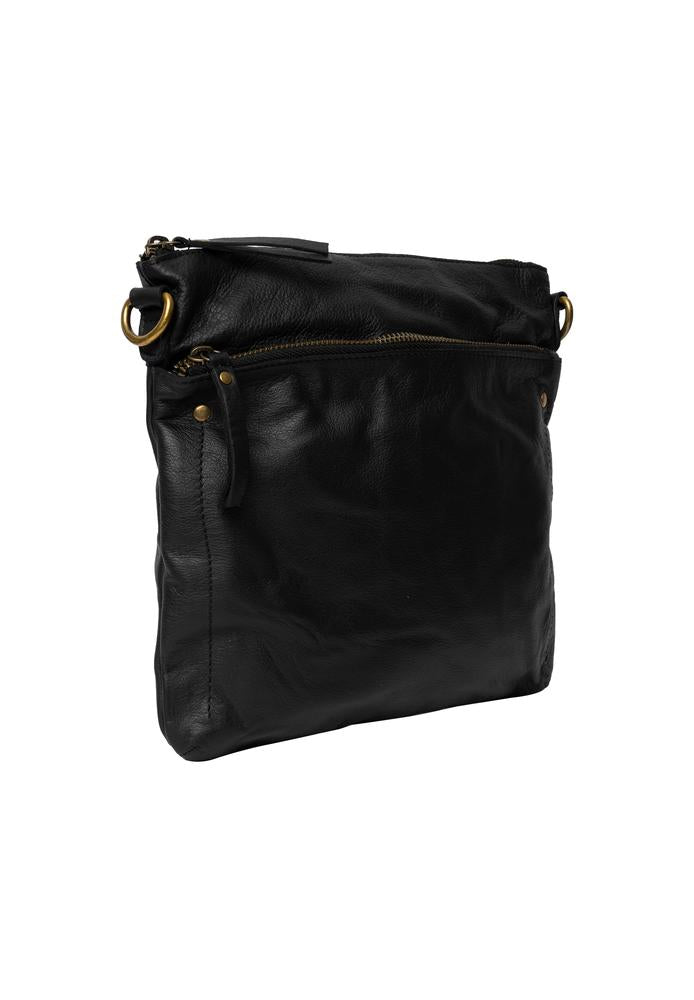 Re:Designed by dixie Jara Big skulderveske i skinn Black-Damevesker-BagBrokers