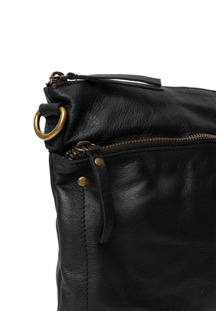 Re:Designed by dixie Jara Big skulderveske i skinn Black-Damevesker-BagBrokers