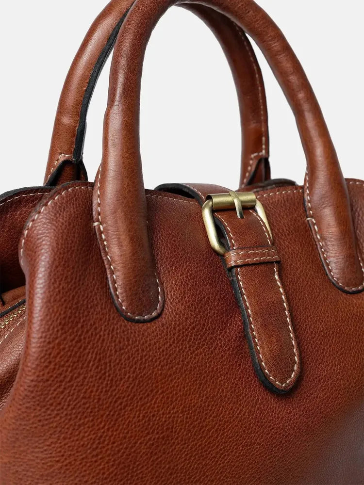 Re:Designed by dixie Jeane Ryggsekk i skinn - Cognac-Sekk-BagBrokers