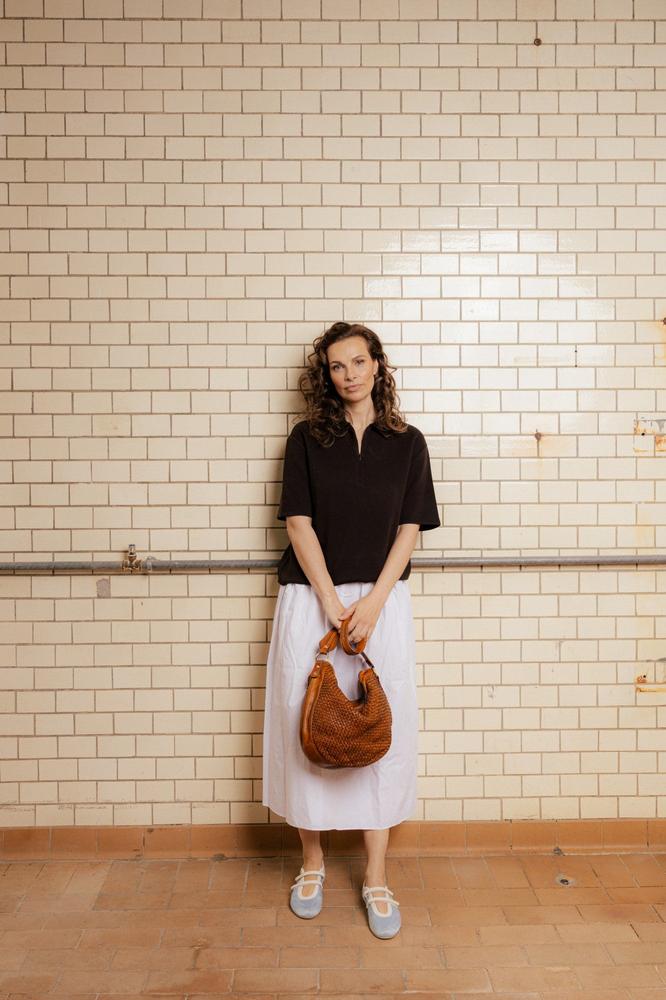 Re:Designed by dixie Melle skulderveske i skinn Tan-Damevesker-BagBrokers