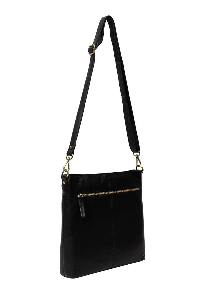 Re:Designed by dixie Moa Big skulderveske i skinn Black-Damevesker-BagBrokers