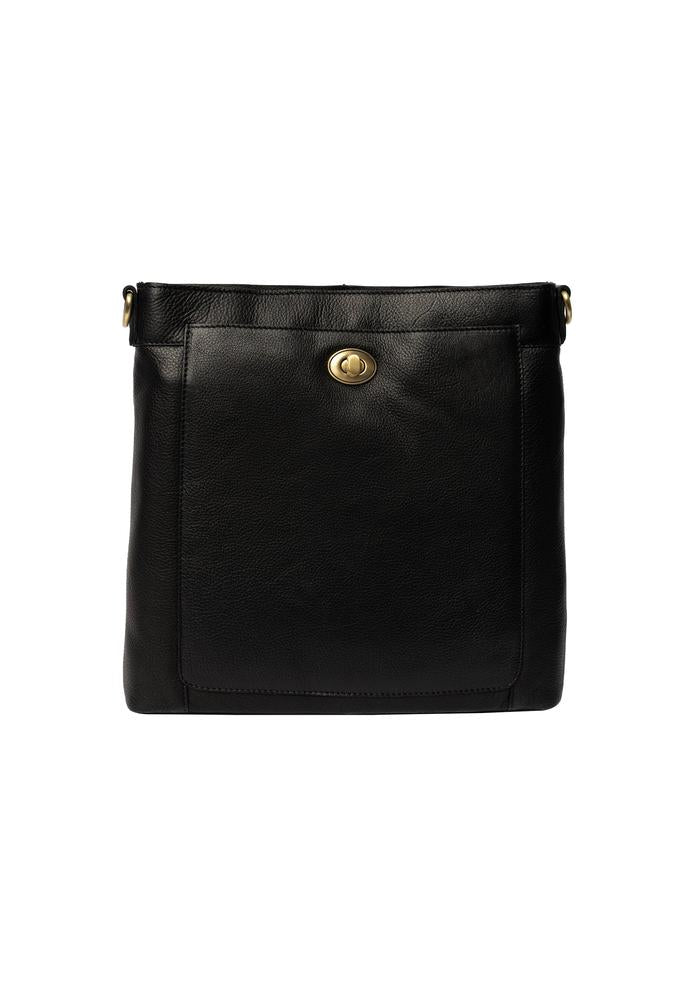 Re:Designed by dixie Moa Big skulderveske i skinn Black-Damevesker-BagBrokers