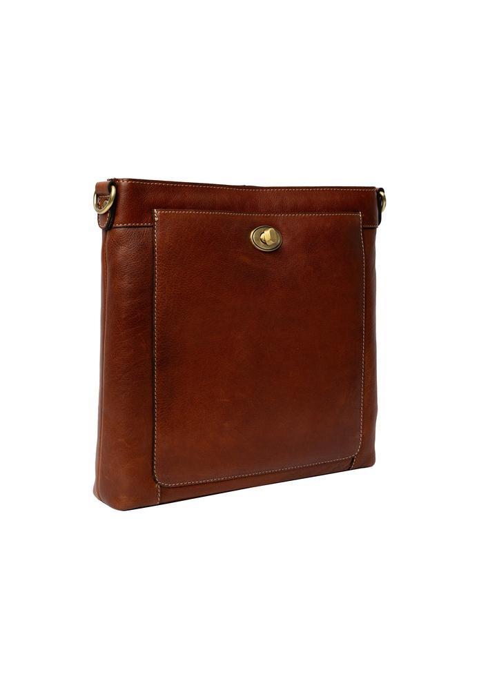 Re:Designed by dixie Moa Big skulderveske i skinn Cognac-Damevesker-BagBrokers