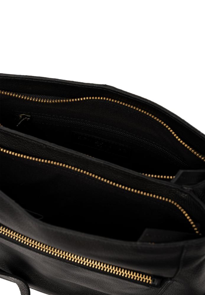 Re:Designed by dixie Myra Small skulderveske i skinn Black-Damevesker-BagBrokers