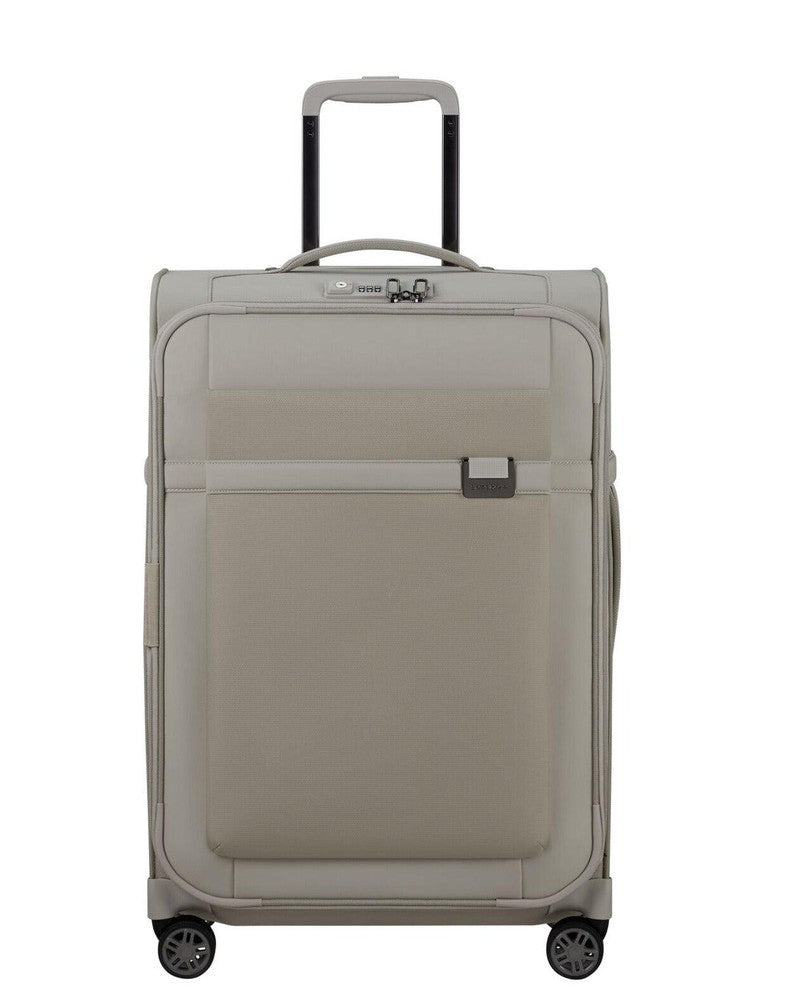 Samsonite AIREA utvidbar stor myk koffert med 4 hjul 78 cm 2,8 kg Sand Storm-Myke kofferter-BagBrokers