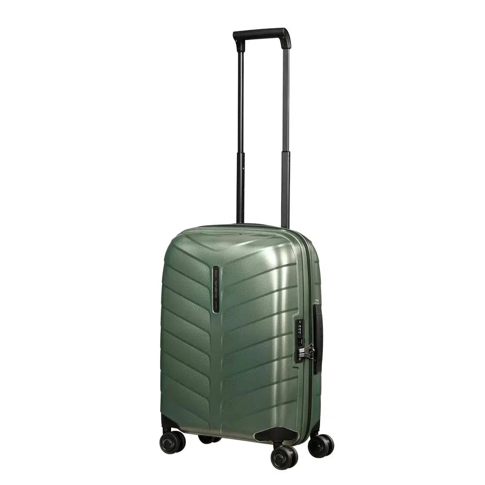 Samsonite ATTRIX utvidbar kabinkoffert 55 cm/38-44 L Basil Green-Harde kofferter-BagBrokers