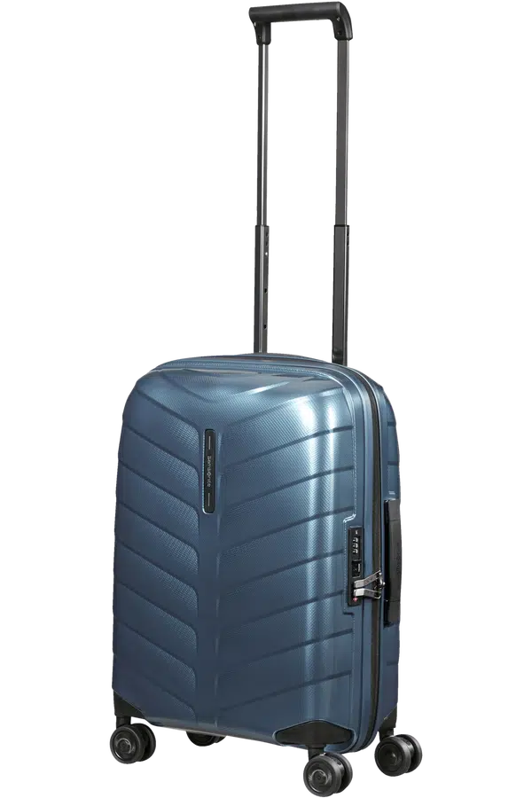 Samsonite ATTRIX utvidbar kabinkoffert 55 cm/38-44 L Steel Blue-Harde kofferter-BagBrokers