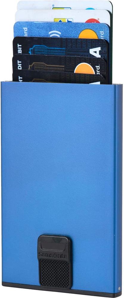 Samsonite Alufit slide up kortholder True Blue-Lommebok/ Kortholder-BagBrokers