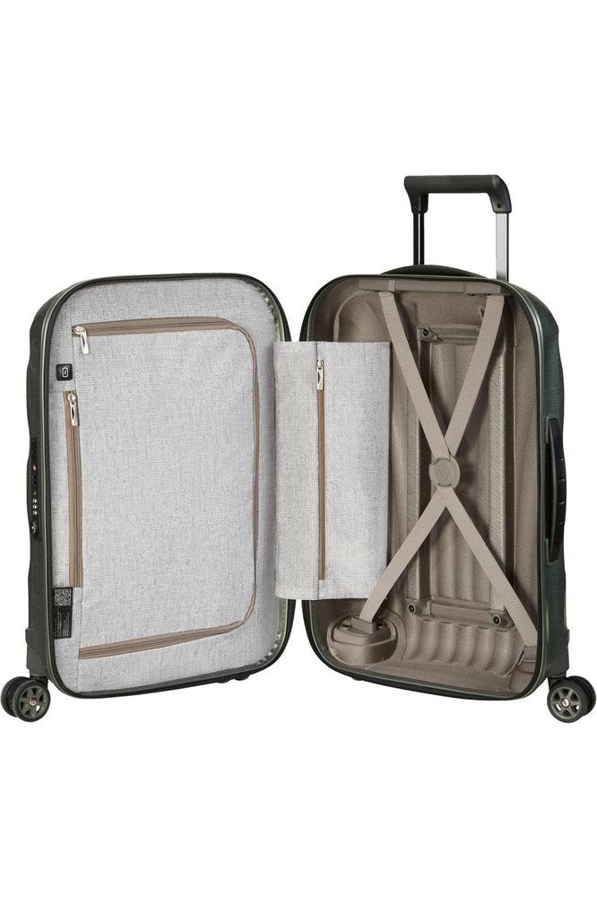 Samsonite C-Lite Ultralett hard Kabin koffert 55cm/ 36 L Metallic Green-Harde kofferter-BagBrokers