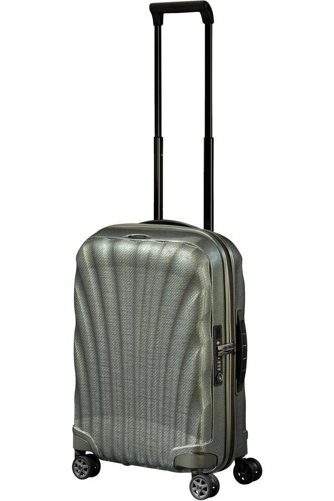 Samsonite C-Lite Ultralett hard Kabin koffert 55cm/ 36 L Metallic Green-Harde kofferter-BagBrokers