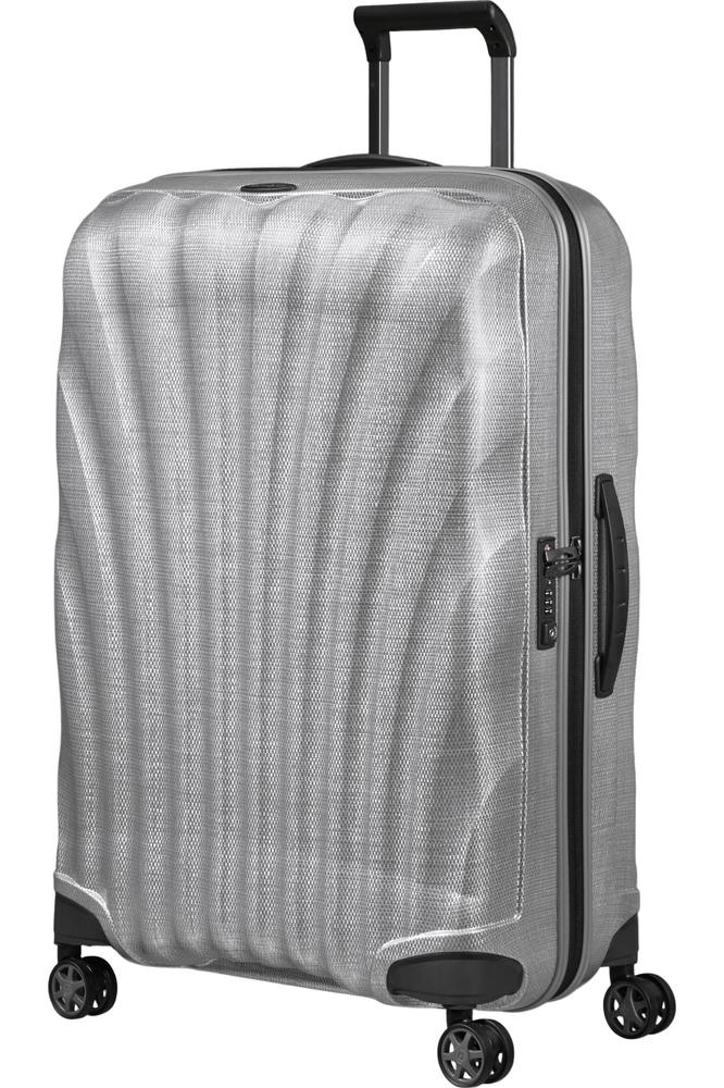 Samsonite C-Lite Ultralett hard stor koffert 75 cm/94L Aluminium-Harde kofferter-BagBrokers
