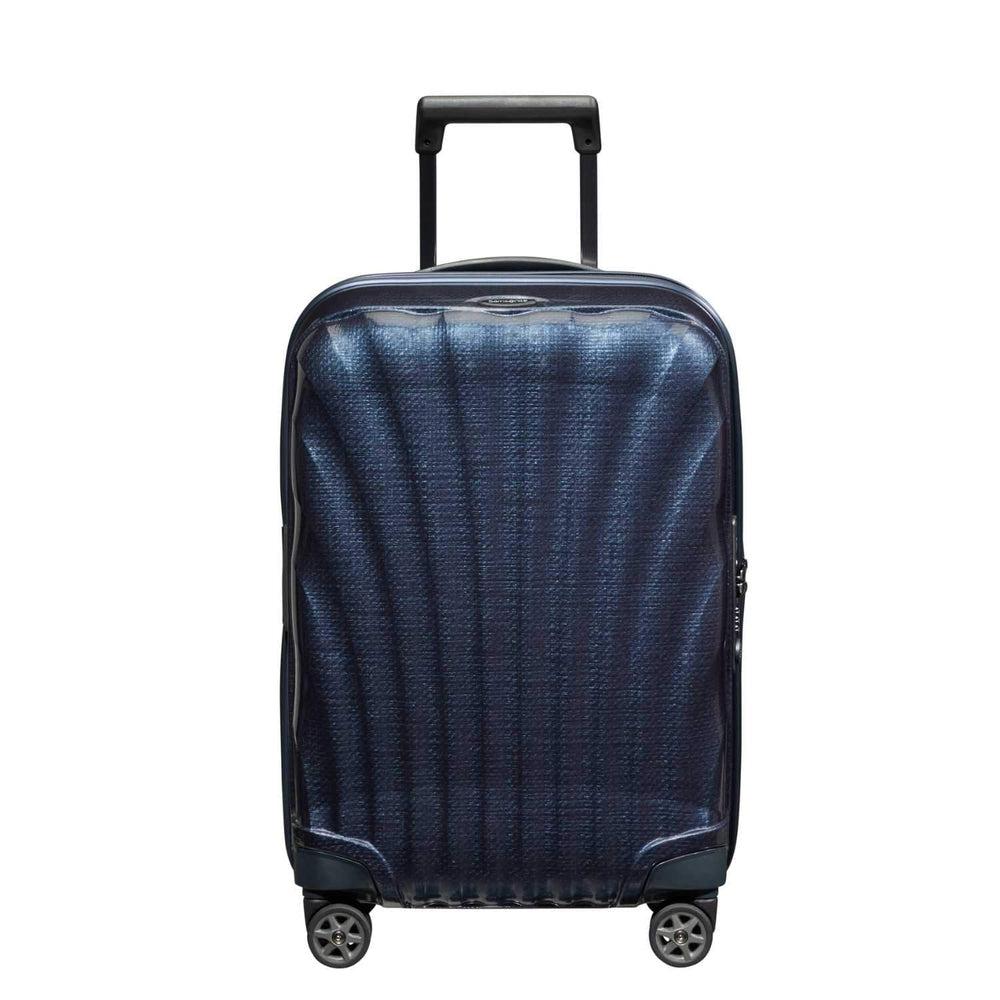 Samsonite C-Lite Ultralett hard utvidbar kabinkoffert 55cm / 42 L Blå-Harde kofferter-BagBrokers