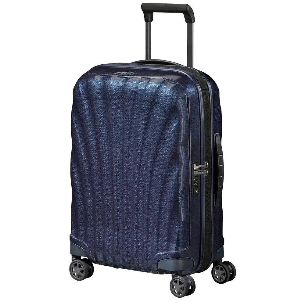 Samsonite C-Lite Ultralett hard utvidbar kabinkoffert 55 cm/42 L Midnight Blue-Harde kofferter-BagBrokers