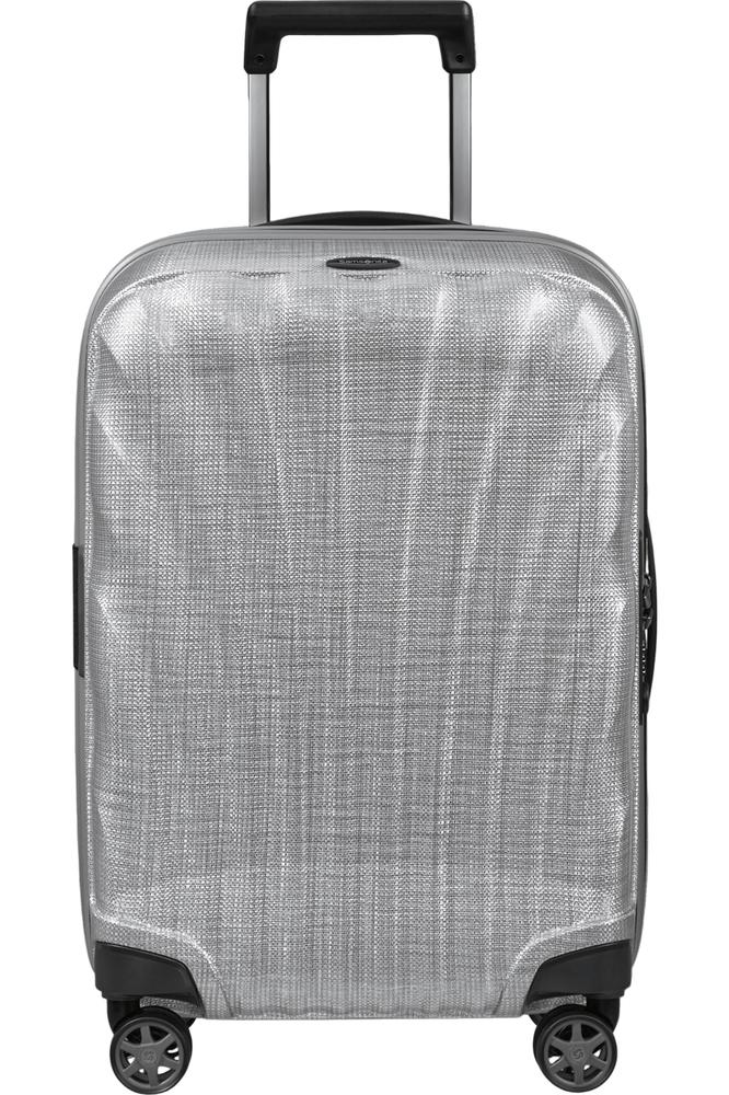 Samsonite C-Lite utvidbar kabinkoffert med 4 hjul 55 cm Aluminium-Harde kofferter-BagBrokers