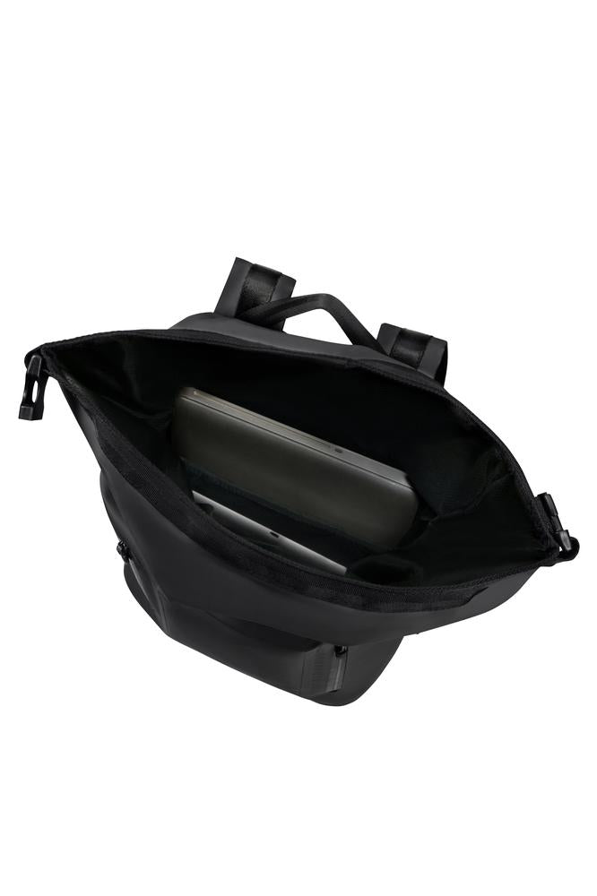 Samsonite COATIFY BIZ Rolltop Waterproof ryggsekk 15,6" Black-PC-sekk-BagBrokers