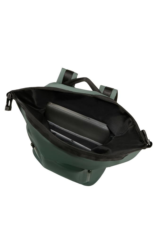 Samsonite COATIFY BIZ Rolltop Waterproof ryggsekk 15,6" Green-PC-sekk-BagBrokers