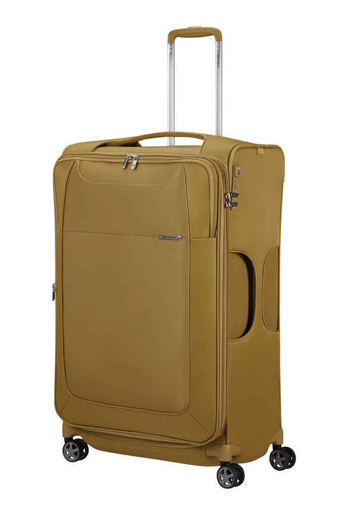 Samsonite D'Lite lett myk utvidbar medium koffert 71 cm Mustard Yellow-Myke kofferter-BagBrokers
