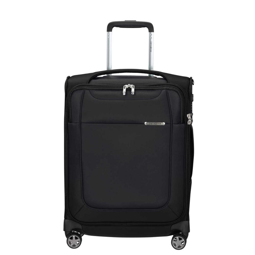 Samsonite D'Lite kabinkoffert med 4 hjul 55 cm (20cm) 1,9 kg Svart-Myke kofferter-BagBrokers