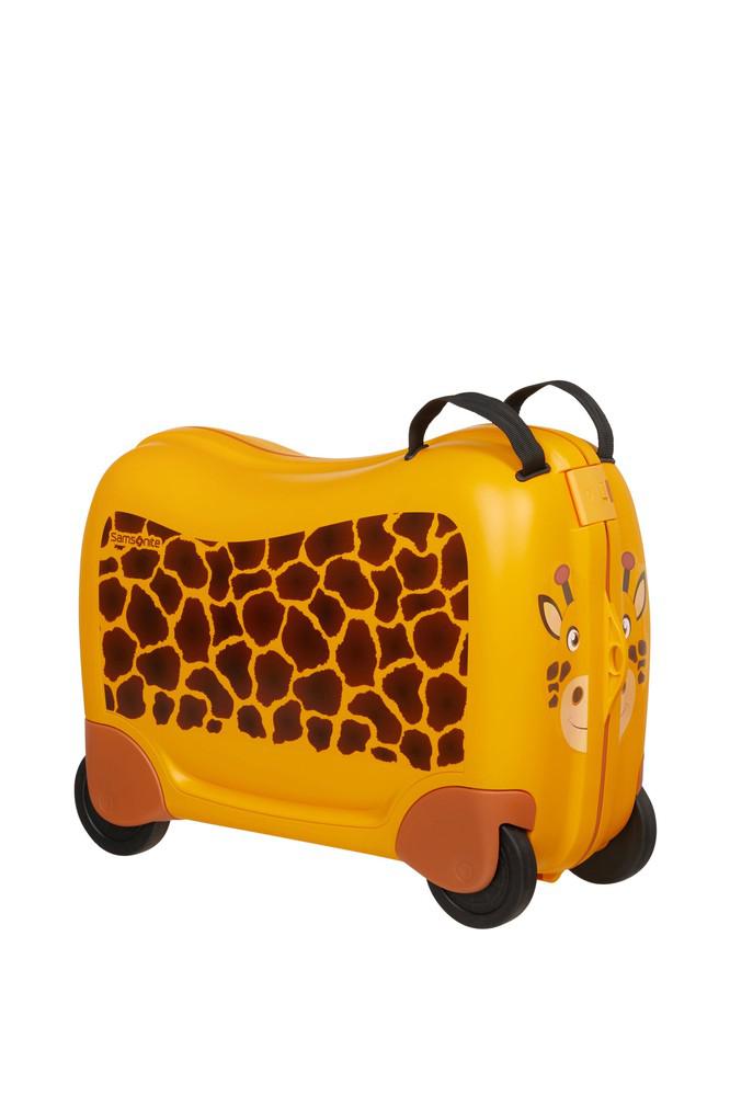 Samsonite Dream2Go Ride-On Sjiraff kabinkoffert Gul-Barnekoffert-BagBrokers