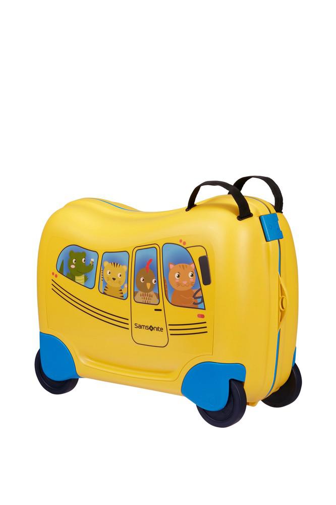 Samsonite Dream2Go Ride-On Skolebuss kabinkoffert Gul-Barnekoffert-BagBrokers