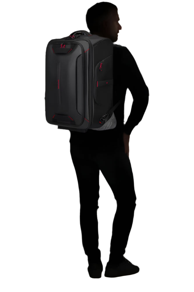 Samsonite ECODIVER Kabin duffelbag/Backpack med hjul Black-Bagger-BagBrokers