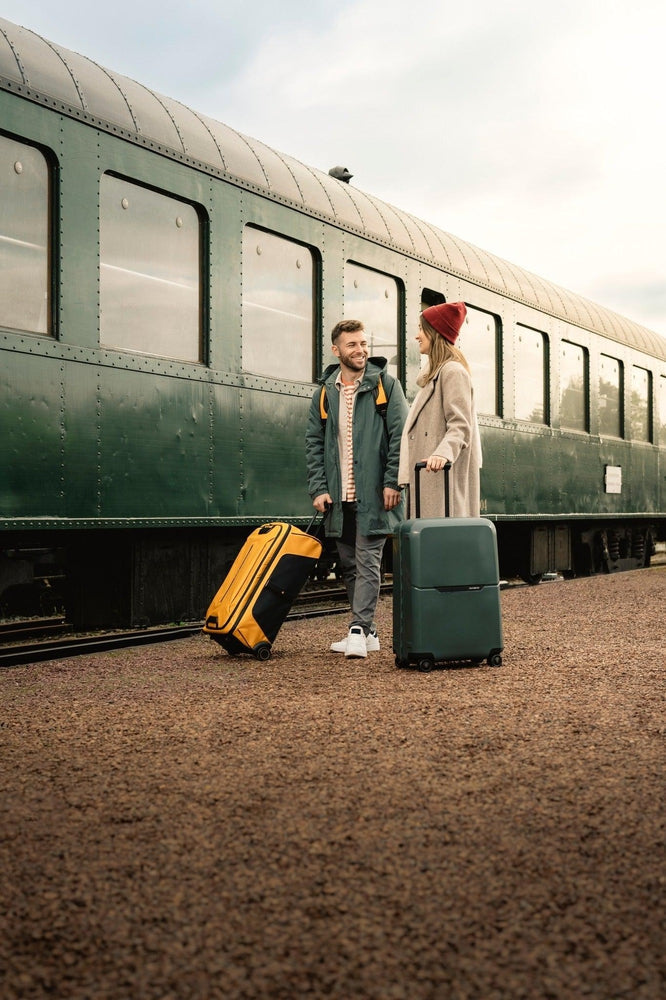 Samsonite ECODIVER duffelbag med hjul 67 cm Yellow-Bagger-BagBrokers