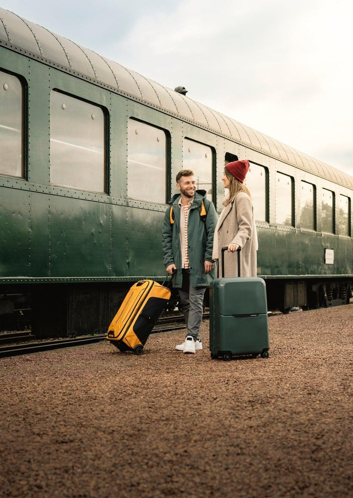 Samsonite ECODIVER stor duffelbag med hjul 79 cm Yellow-Bagger-BagBrokers