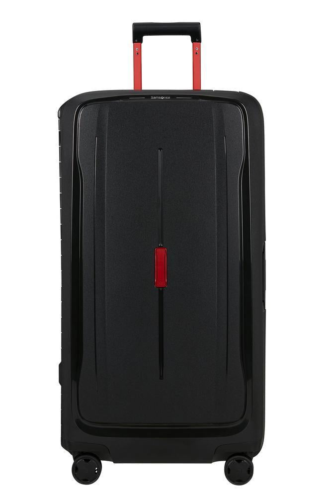 Samsonite ESSENS™ Trunk med 4 hjul 80 cm Charcoal/Red-Harde kofferter-BagBrokers