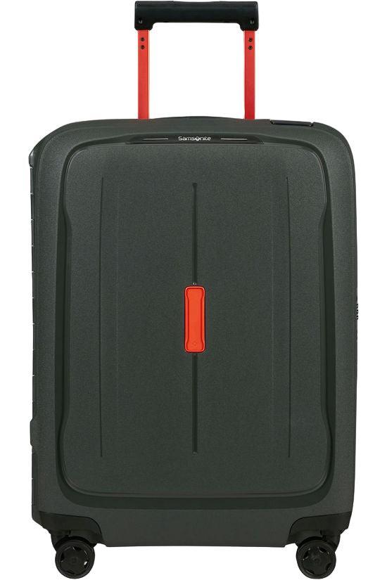 Samsonite ESSENS™ hard Kabin koffert 55 cm 4 hjul LTD Green/Orange-Harde kofferter-BagBrokers