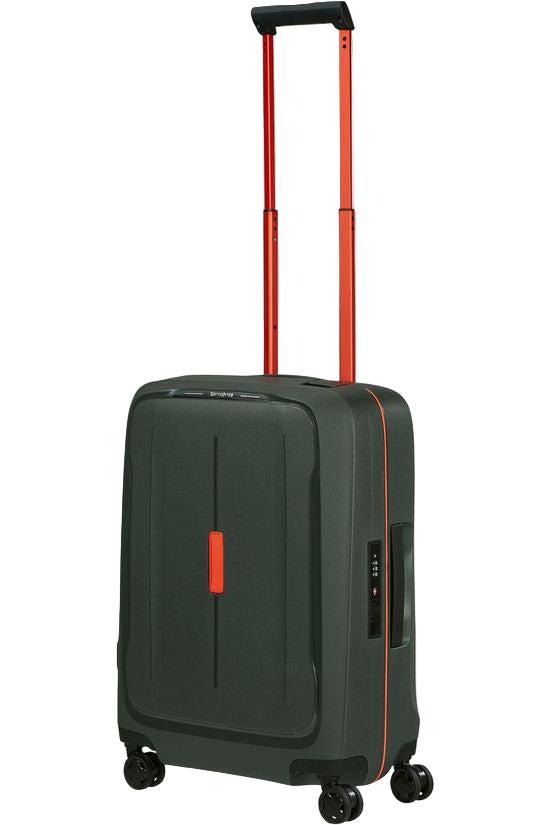 Samsonite ESSENS™ hard Kabin koffert 55 cm 4 hjul LTD Green/Orange-Harde kofferter-BagBrokers