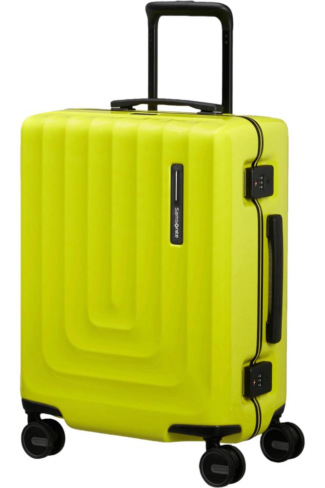 Samsonite FOCUS Kabinkoffert med 4 hjul 55 cm Metallic Lime-Harde kofferter-BagBrokers