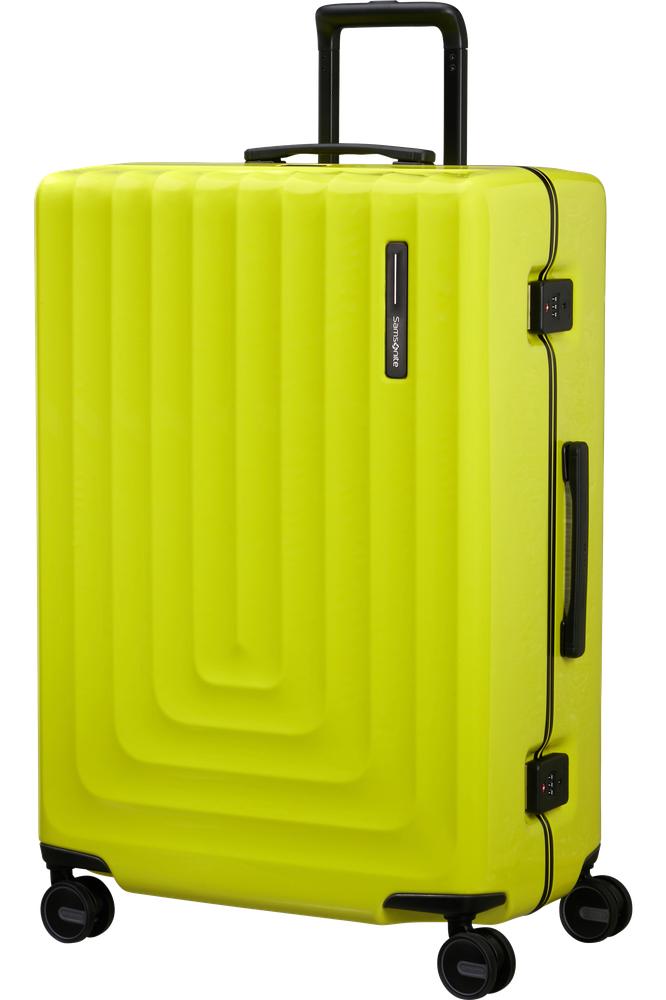 Samsonite FOCUS Koffert med 4 hjul 75 cm Metallic Lime-Harde kofferter-BagBrokers