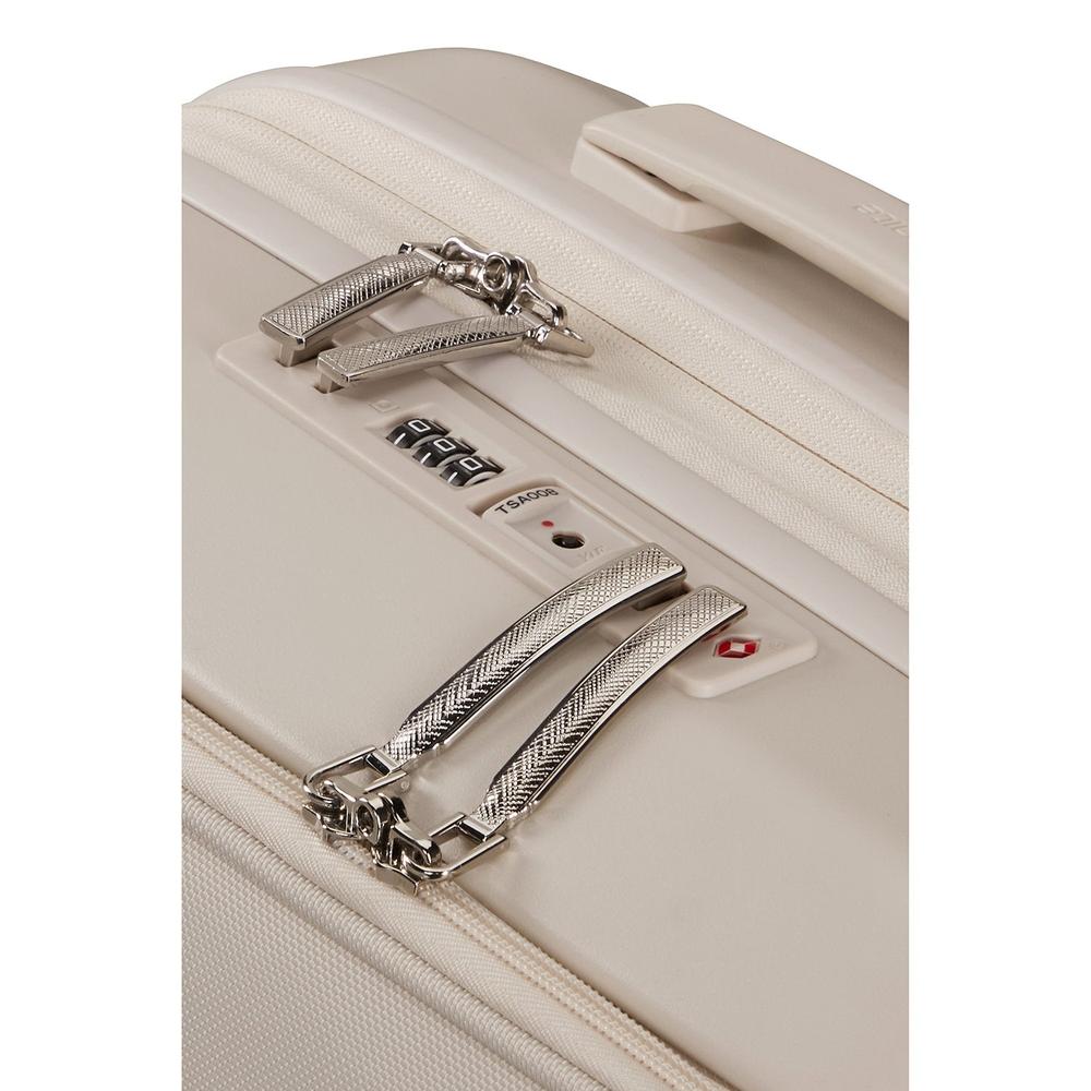 Samsonite IMAGE Utvidbar Pc-kabinkoffert 55 cm med 4 hjul Ivory-Harde kofferter-BagBrokers