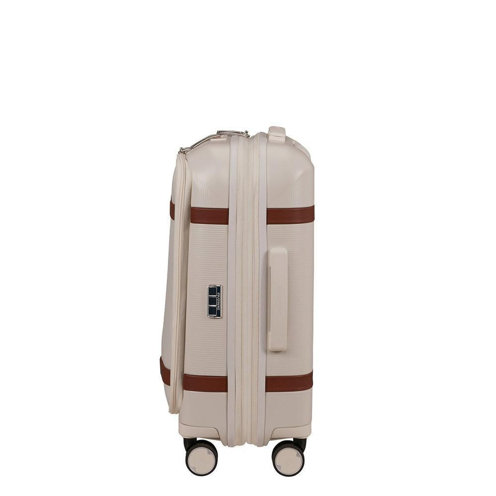 Samsonite IMAGE Utvidbar Pc-kabinkoffert 55 cm med 4 hjul Ivory-Harde kofferter-BagBrokers